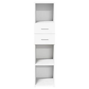 vidaXL Highboard White 30x42.5x124 cm Engineered Wood