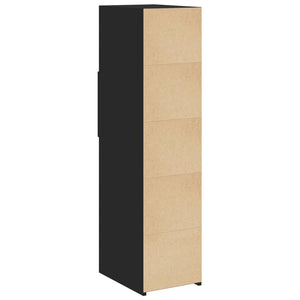 vidaXL Highboard Black 30x42.5x124 cm Engineered Wood