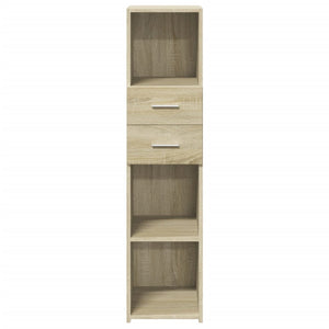 vidaXL Highboard Sonoma Oak 30x42.5x124 cm Engineered Wood