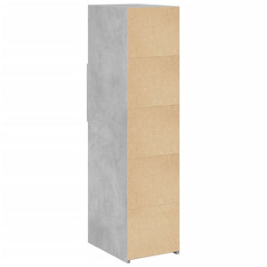 vidaXL Highboard Concrete Grey 30x42.5x124 cm Engineered Wood