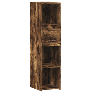 vidaXL Highboard Smoked Oak 30x42.5x124 cm Engineered Wood