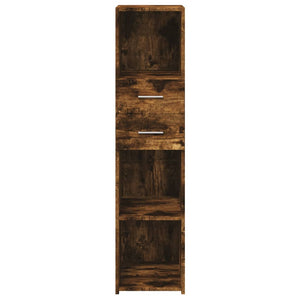 vidaXL Highboard Smoked Oak 30x42.5x124 cm Engineered Wood