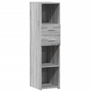 vidaXL Highboard Grey Sonoma 30x42.5x124 cm Engineered Wood