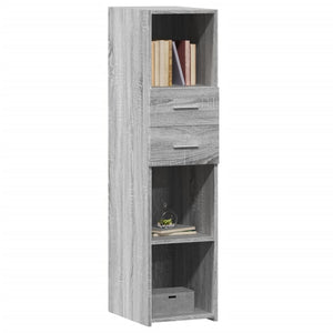 vidaXL Highboard Grey Sonoma 30x42.5x124 cm Engineered Wood