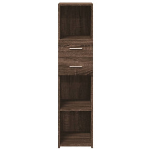 vidaXL Highboard Brown Oak 30x42.5x124 cm Engineered Wood