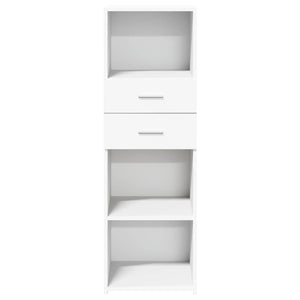 vidaXL Highboard White 40x42.5x124 cm Engineered Wood