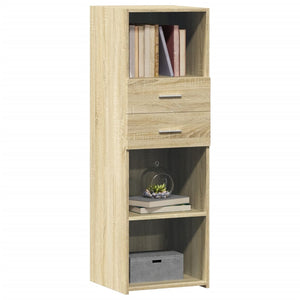 vidaXL Highboard Sonoma Oak 40x42.5x124 cm Engineered Wood