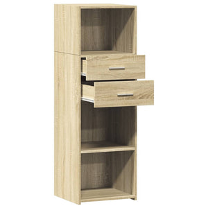 vidaXL Highboard Sonoma Oak 40x42.5x124 cm Engineered Wood