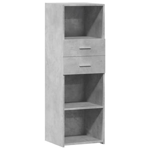 vidaXL Highboard Concrete Grey 40x42.5x124 cm Engineered Wood