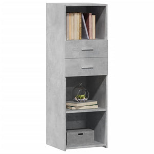 vidaXL Highboard Concrete Grey 40x42.5x124 cm Engineered Wood