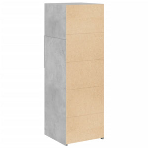 vidaXL Highboard Concrete Grey 40x42.5x124 cm Engineered Wood