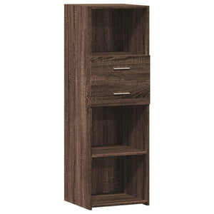 vidaXL Highboard Brown Oak 40x42.5x124 cm Engineered Wood