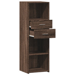 vidaXL Highboard Brown Oak 40x42.5x124 cm Engineered Wood