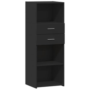 vidaXL Highboard Black 45x42.5x124 cm Engineered Wood