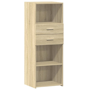 vidaXL Highboard Sonoma Oak 45x42.5x124 cm Engineered Wood