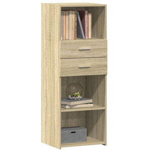 vidaXL Highboard Sonoma Oak 45x42.5x124 cm Engineered Wood