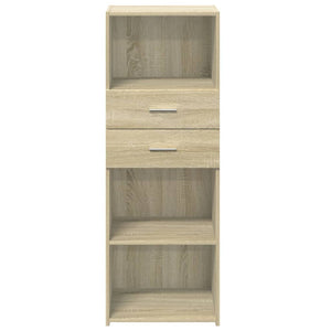 vidaXL Highboard Sonoma Oak 45x42.5x124 cm Engineered Wood