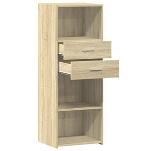 vidaXL Highboard Sonoma Oak 45x42.5x124 cm Engineered Wood