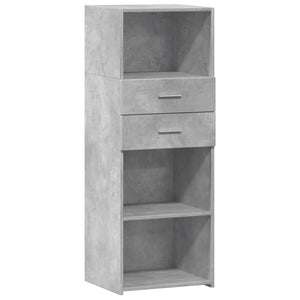 vidaXL Highboard Concrete Grey 45x42.5x124 cm Engineered Wood