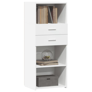 vidaXL Highboard White 50x42.5x124 cm Engineered Wood