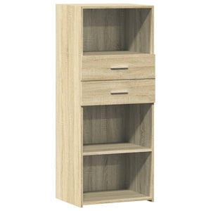 vidaXL Highboard Sonoma Oak 50x42.5x124 cm Engineered Wood