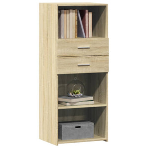 vidaXL Highboard Sonoma Oak 50x42.5x124 cm Engineered Wood