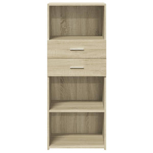 vidaXL Highboard Sonoma Oak 50x42.5x124 cm Engineered Wood