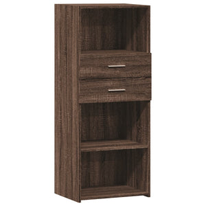 vidaXL Highboard Brown Oak 50x42.5x124 cm Engineered Wood