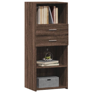 vidaXL Highboard Brown Oak 50x42.5x124 cm Engineered Wood