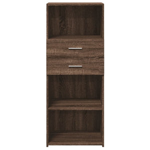 vidaXL Highboard Brown Oak 50x42.5x124 cm Engineered Wood