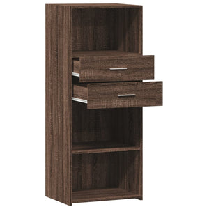 vidaXL Highboard Brown Oak 50x42.5x124 cm Engineered Wood