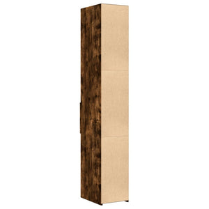 vidaXL Highboard Smoked Oak 30x42.5x185 cm Engineered Wood