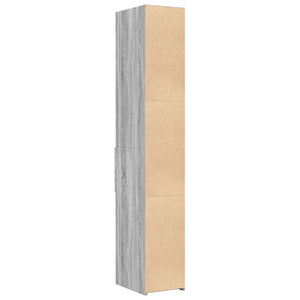 vidaXL Highboard Grey Sonoma 30x42.5x185 cm Engineered Wood