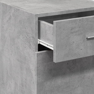 vidaXL Sideboard Concrete Grey 40x42.5x93 cm Engineered Wood