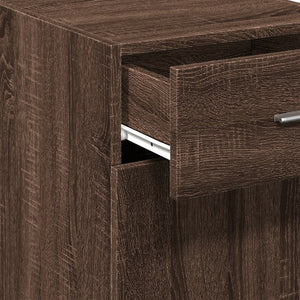 vidaXL Sideboard Brown Oak 40x42.5x93 cm Engineered Wood