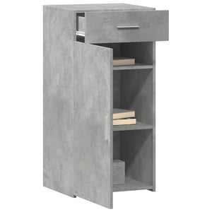 vidaXL Sideboard Concrete Grey 45x42.5x93 cm Engineered Wood