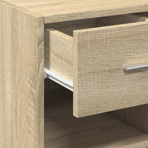 vidaXL Sideboard Sonoma Oak 30x42.5x93 cm Engineered Wood