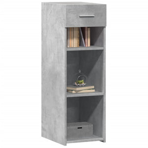 vidaXL Sideboard Concrete Grey 30x42.5x93 cm Engineered Wood