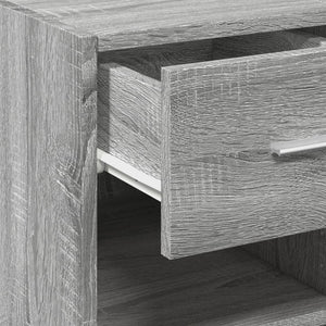 vidaXL Sideboard Grey Sonoma 40x42.5x93 cm Engineered Wood