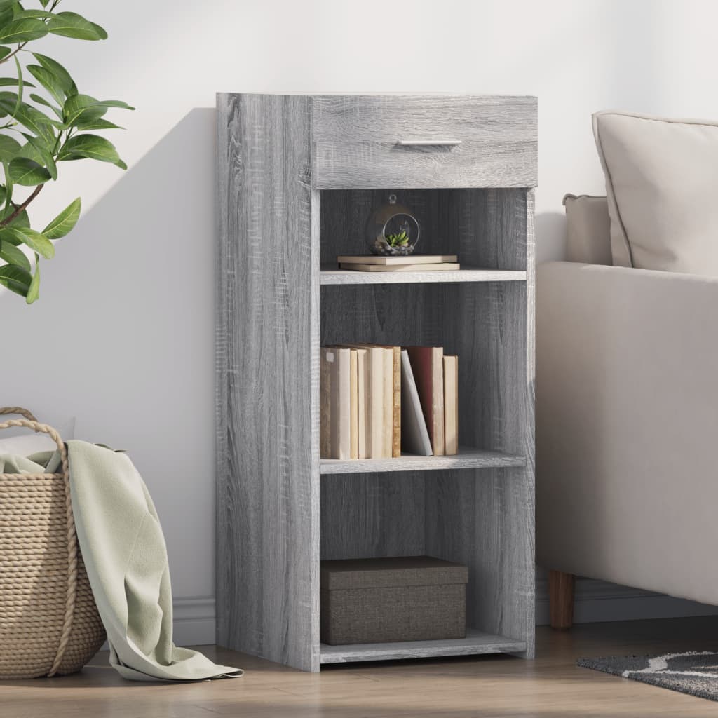 vidaXL Sideboard Grey Sonoma 40x42.5x93 cm Engineered Wood