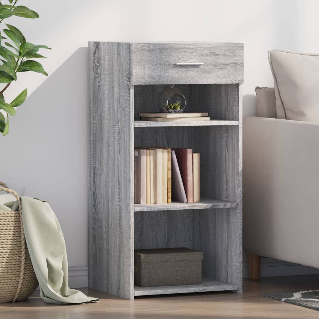 vidaXL Sideboard Grey Sonoma 45x42.5x93 cm Engineered Wood