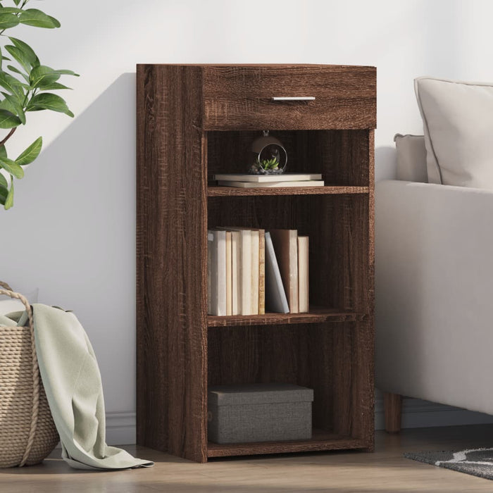 vidaXL Sideboard Brown Oak 45x42.5x93 cm Engineered Wood