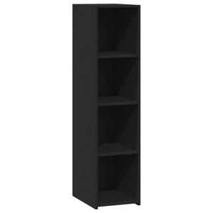 vidaXL Highboard Black 30x41x124 cm Engineered Wood