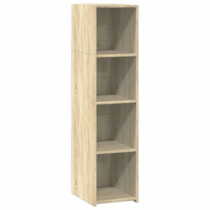 vidaXL Highboard Sonoma Oak 30x41x124 cm Engineered Wood