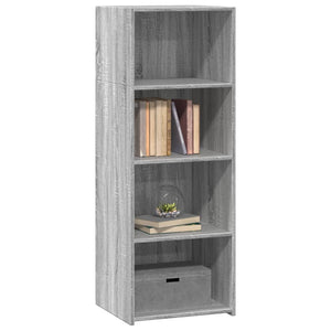 vidaXL Highboard Grey Sonoma 45x41x124 cm Engineered Wood