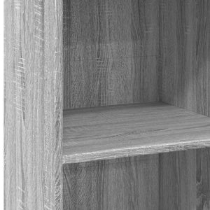 vidaXL Highboard Grey Sonoma 45x41x124 cm Engineered Wood