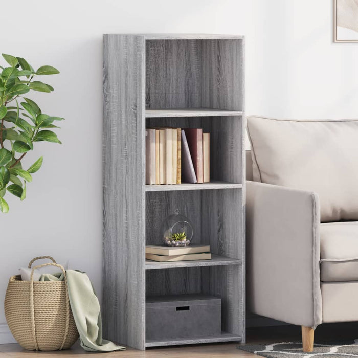 vidaXL Highboard Grey Sonoma 45x41x124 cm Engineered Wood