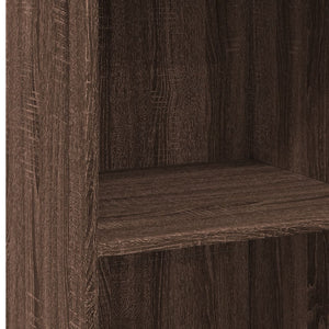 vidaXL Highboard Brown Oak 45x41x124 cm Engineered Wood