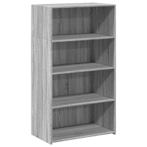 vidaXL Highboard Grey Sonoma 70x41x124 cm Engineered Wood