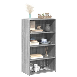 vidaXL Highboard Grey Sonoma 70x41x124 cm Engineered Wood